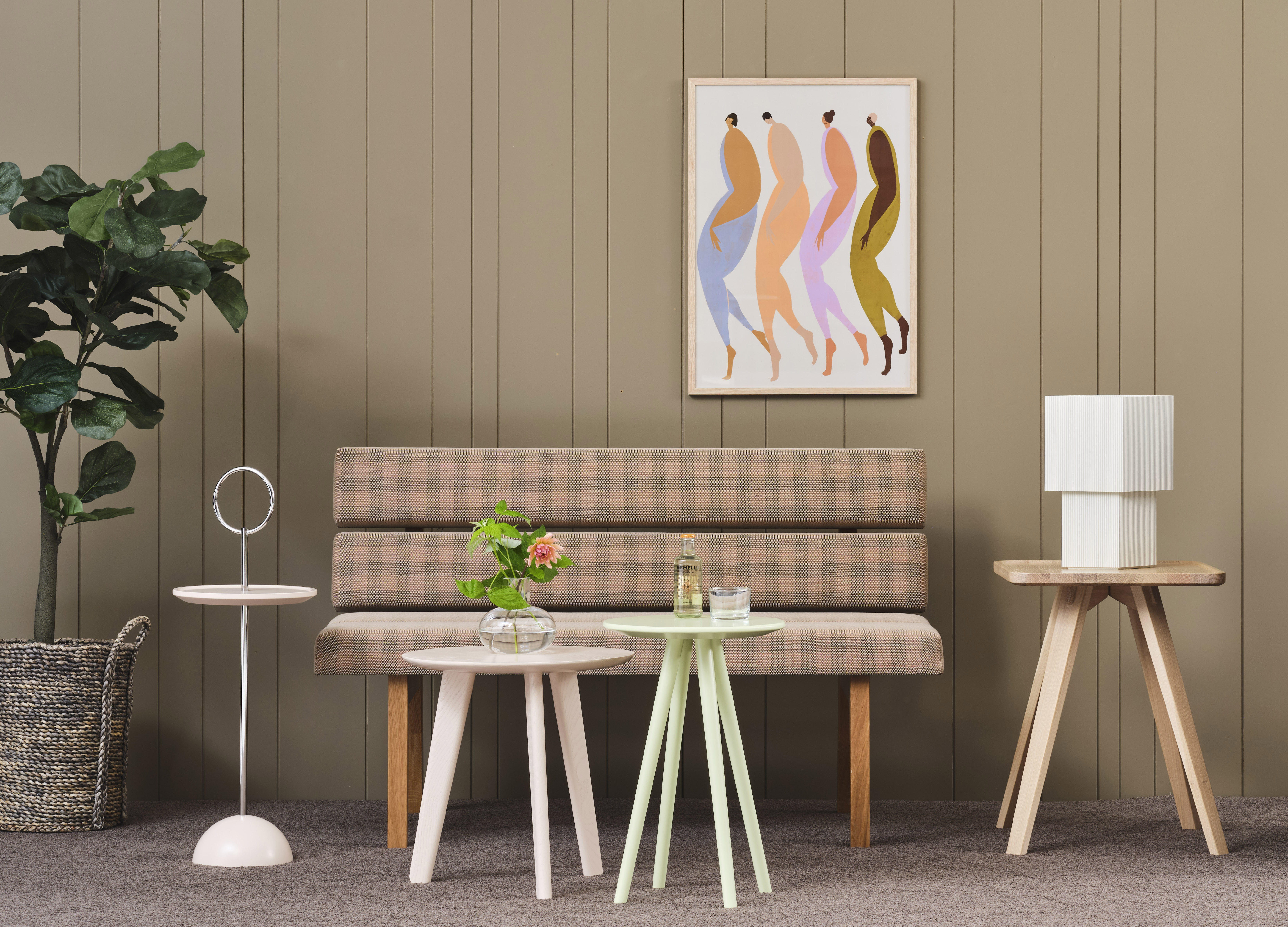 Mill sofa table Lollipop, Eight Terrane Sofa Kamon Dinner Karl Andersson Söner